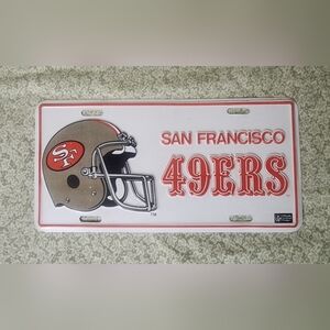 Vintage 49s License Plate